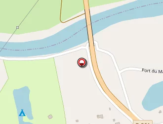 Carte de Camping Le Paradis à Abzac