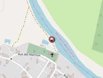 Carte de La Poste à Ménesplet