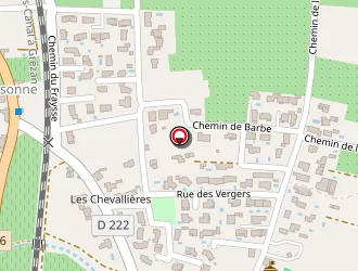 Carte de Lauziard Mathieu à Glun