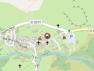 Carte de La Poste à Névache