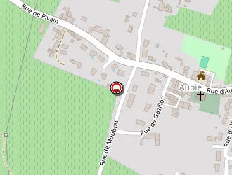 Carte de La Poste à Aubie-et-espessas