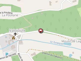 Carte de La Licorne à Valojoulx