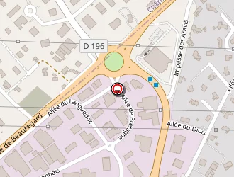 Carte de Cuirtex à Bourg-de-péage