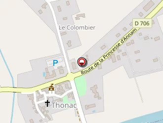 Carte de Vival à Thonac