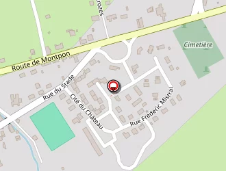 Carte de Stade Municipal à Pizou (le)