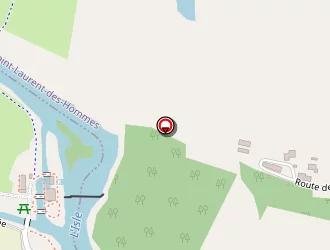 Carte de Bourne James à Saint-laurent-des-hommes