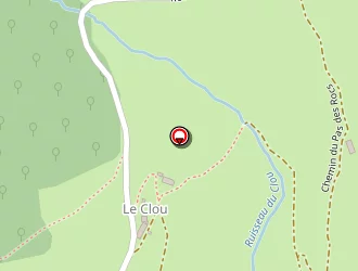 Carte de Le Clou à Thiézac