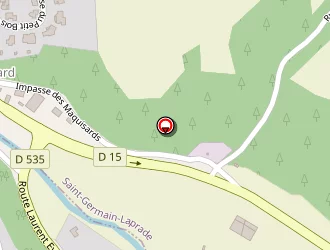 Carte de L'arrosoir à Saint-germain-laprade