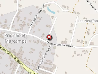 Carte de L'arum Vert à Prignac-et-marcamps
