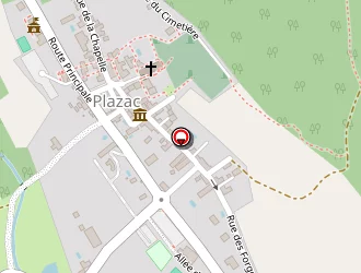 Carte de La Poste à Plazac