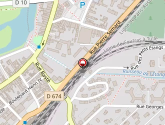 Carte de Vespapizz à Coutras