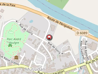 Carte de Daniel Richard à Mussidan