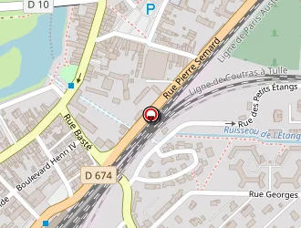 Carte de Ecole Primaire Henri Sauguet à Coutras