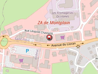 Carte de Carador à Saint-flour