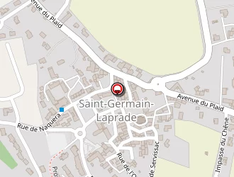 Carte de Domergue à Saint-germain-laprade