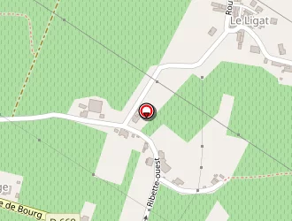 Carte de Château De Lidonne à Bourg