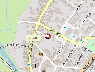 Carte de Ecole Notre Dame Du Sacré Coeur à Coutras