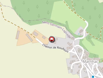 Carte de Bruchet Gyl à Saint-germain-laprade