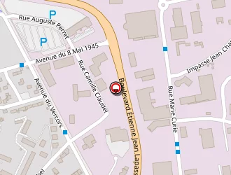 Carte de Chabanel à Romans-sur-isère