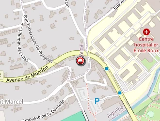 Carte de Lesnes Regis à Aiguilhe