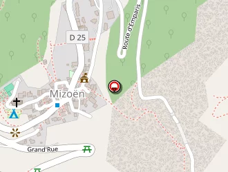 Carte de S.a.p.e à Mizoën