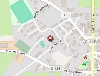 Carte de Agence Postale Communale à Valuéjols