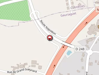 Carte de Le Madras à Gauriaguet