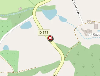 Carte de Le Bas Vivier à Bozas