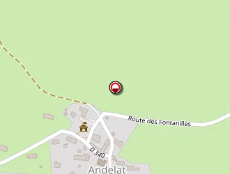 Carte de Hôtel D'andelat à Andelat