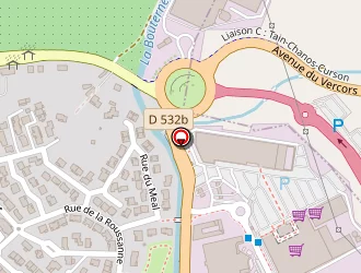 Carte de Nec+services à Tain-l'hermitage