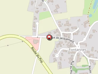 Carte de Cosméticar à Chaspuzac