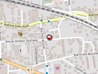 Carte de Rhonette à Tain-l'hermitage