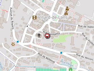 Carte de Follyfleurs à Villard-de-lans