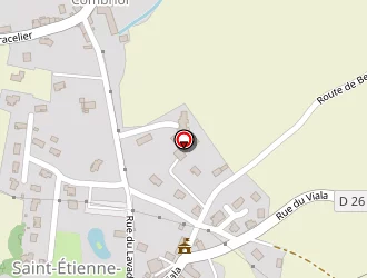 Carte de La Poste à Saint-étienne-lardeyrol