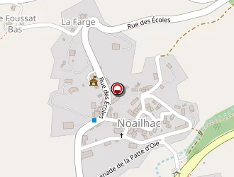 Carte de La Bastidie à Noailhac