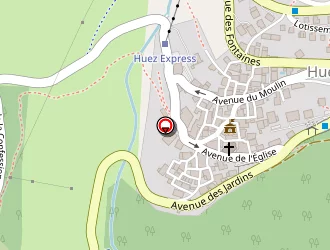 Carte de Hôtel L'ancolie à Huez