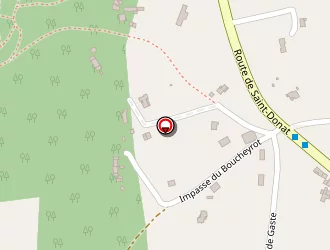 Carte de Menuiserie Bournat à Peyrins