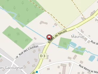 Carte de A3h à Douzillac