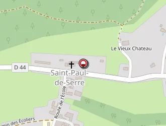 Carte de Ecole Elementaire à Saint-paul-de-serre