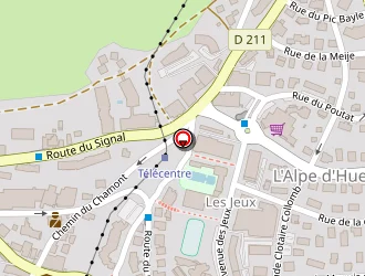 Carte de Le Cristal De L'alpe à Huez