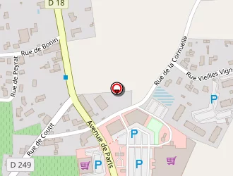 Carte de Super U à Cavignac