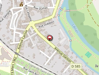 Carte de Hôpital Local à Langeac