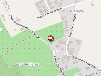 Carte de Les Griauges à Chavannes