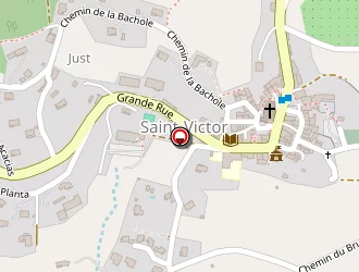 Carte de La Poste à Saint-victor