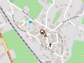 Carte de Maisonneuve Renaud à Gervans