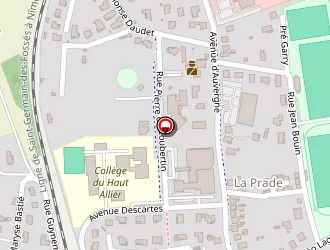 Carte de Agram à Langeac