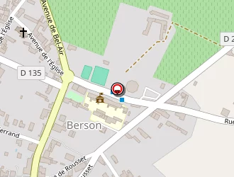 Carte de Le Fournil De Berson à Berson