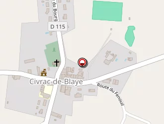 Carte de Ecole Publique à Civrac-de-blaye