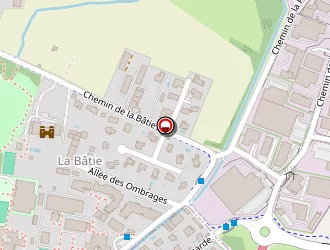 Carte de Erct Industrie à Claix