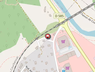 Carte de Cojudis à Langeac